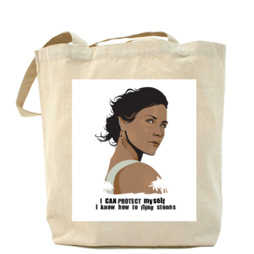 Сумка шоппер с принтом Кейт Остин