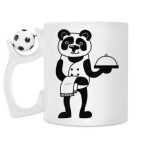 Кружка с футбольным мячиком