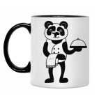 Панда официант