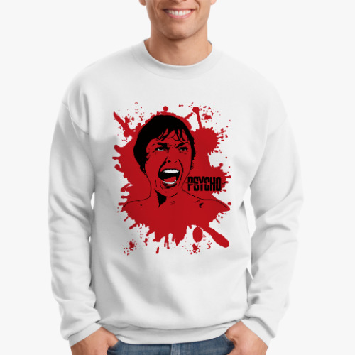Свитшот с принтом Psycho