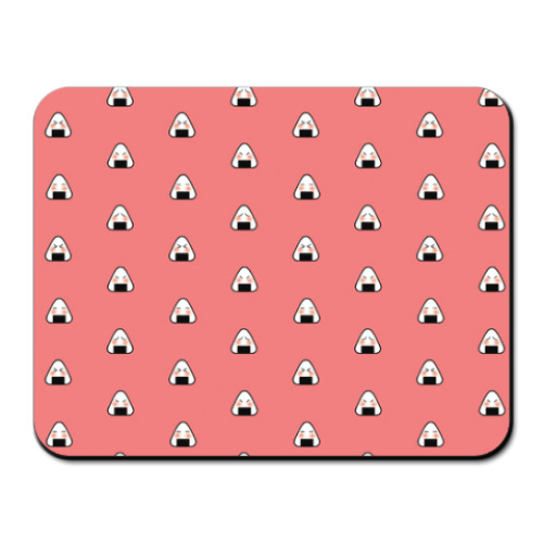 Коврик для мыши с принтом онигири