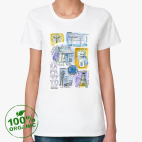 Женская футболка органик