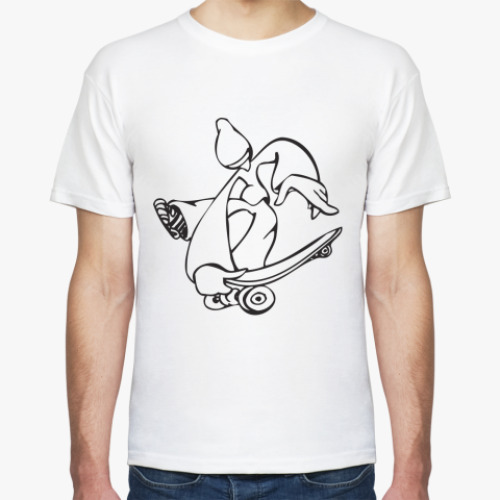 Футболка с принтом  Скейтер