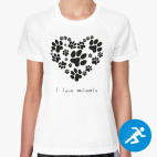 Женская спортивная футболка