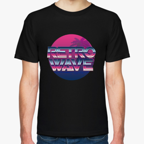 Футболка с принтом Retrowave