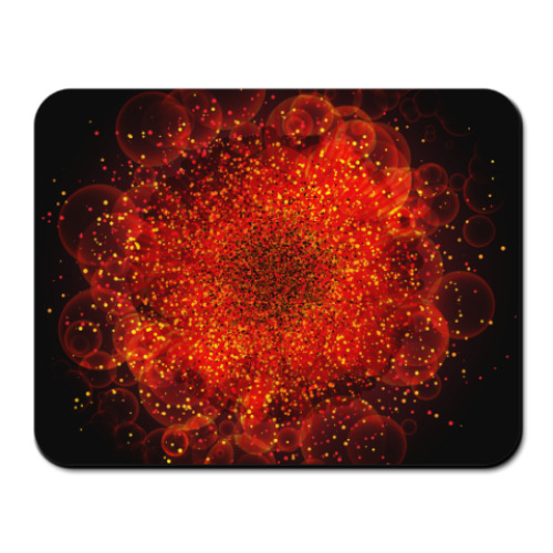 Коврик для мыши с принтом Абстракция с эффектом боке