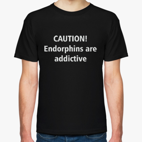 Футболка с принтом Эндорфины
