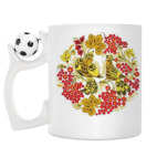 Кружка с футбольным мячиком
