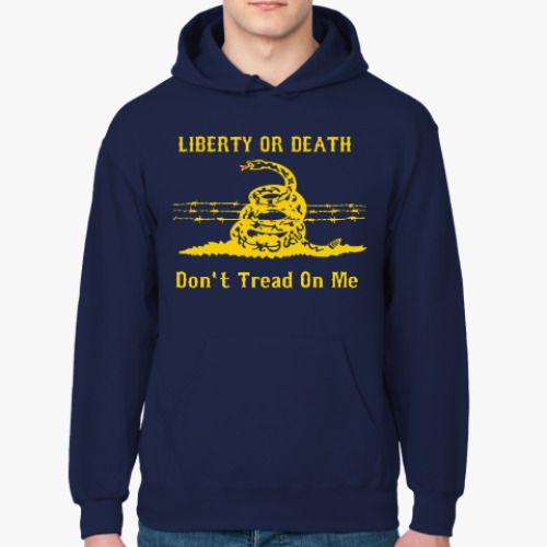 Толстовка худи с принтом Liberty Or Death
