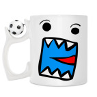 Кружка с футбольным мячиком