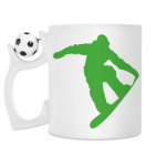Кружка с футбольным мячиком