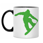 Кружка двухцветная