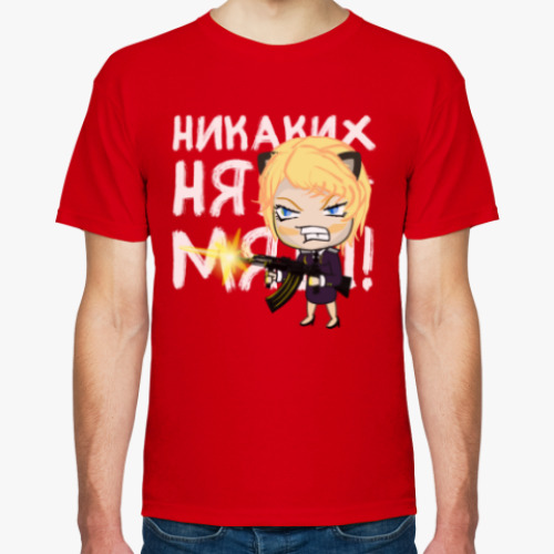 Футболка с принтом Прокурор-тян @ никаких няш-мяш