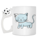 Кружка с футбольным мячиком