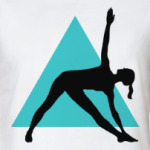 Асана Треугольник на фоне... треугольника!