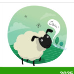 Овечка на полянке