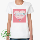 Женская футболка органик