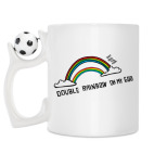 Кружка с футбольным мячиком