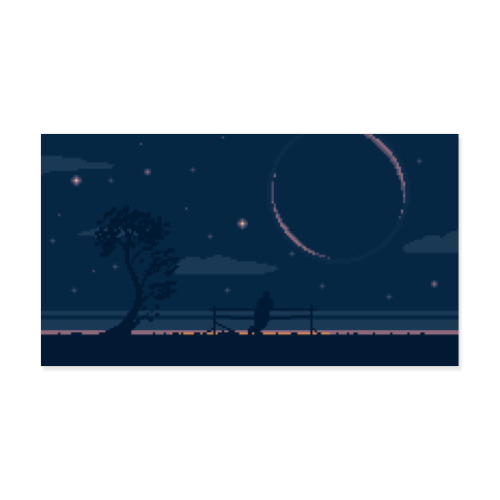 Виниловые наклейки с принтом Тихая ночь