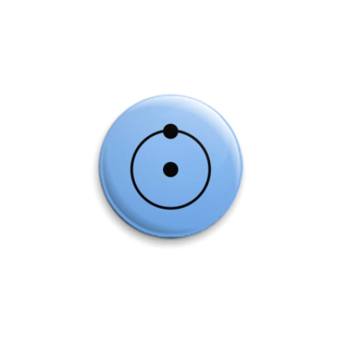 Значок 25мм с принтом Знак Доктора Манхетена