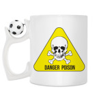 Кружка с футбольным мячиком