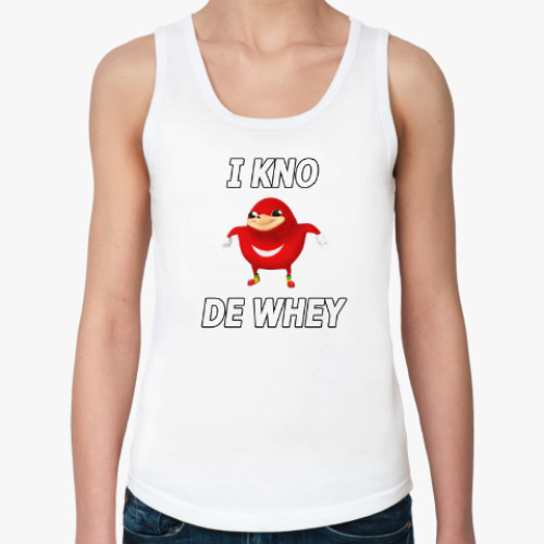 Женская майка с принтом Uganda meme (Уганда мем) VR