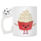 Кружка с футбольным мячиком