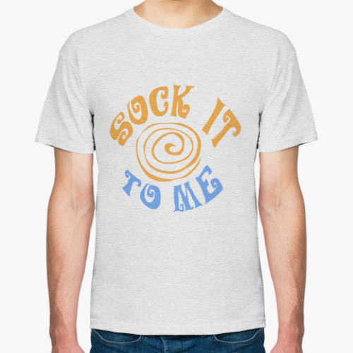 Футболка с принтом Sock it to me