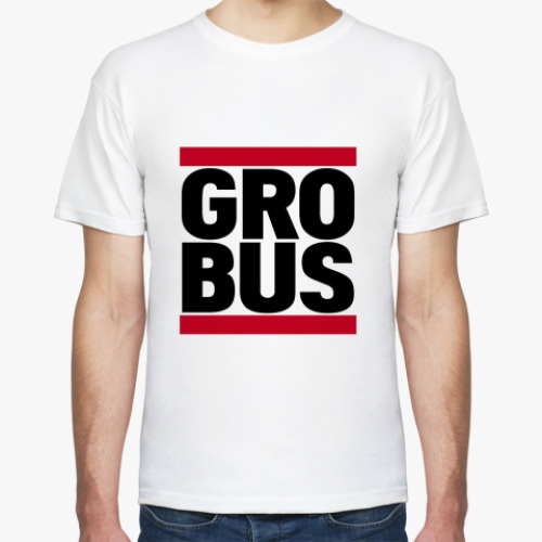 Футболка с принтом GRO BUS