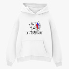 Толстовка худи оверсайз