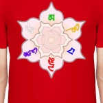 Ом мани падме хум мантра (лотос и узел)