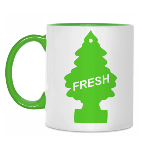 Кружка с принтом Fresh