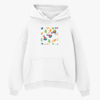 Толстовка худи оверсайз