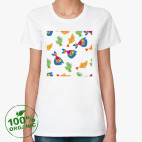 Женская футболка органик