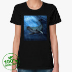 Женская футболка органик