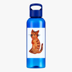 Прозрачная спортивная бутылка