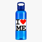 Прозрачная спортивная бутылка