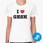 Женская спортивная футболка