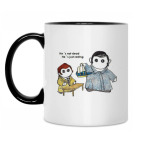 Кружка двухцветная