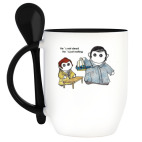 Кружка с ложкой