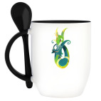 Кружка с ложкой