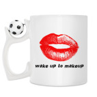 Кружка с футбольным мячиком