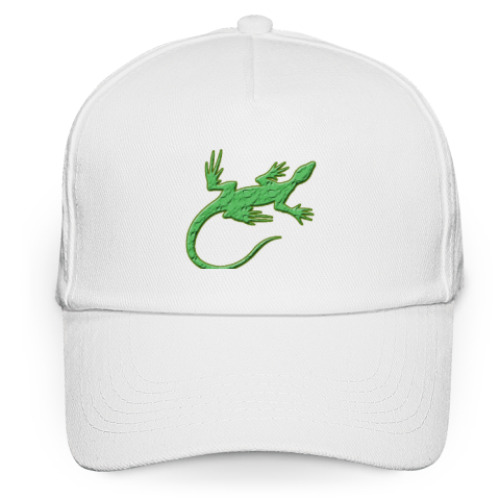 Кепка бейсболка с принтом ящерица