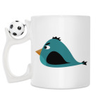 Кружка с футбольным мячиком