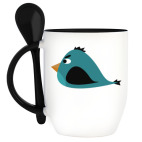 Кружка с ложкой