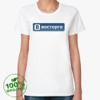 Женская футболка органик