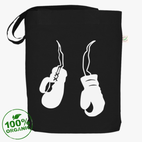 Сумка шоппер с принтом Боксерские перчатки