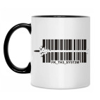 Кружка двухцветная