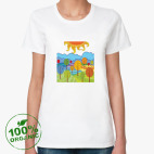Женская футболка органик