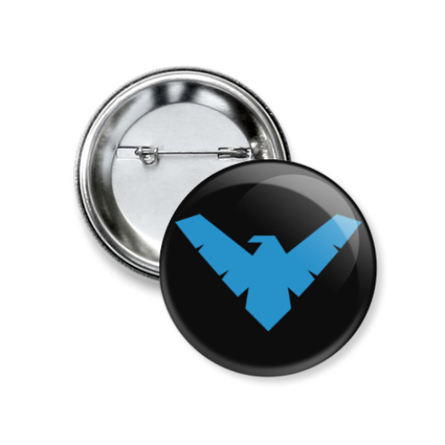 Значок 37мм с принтом Nightwing